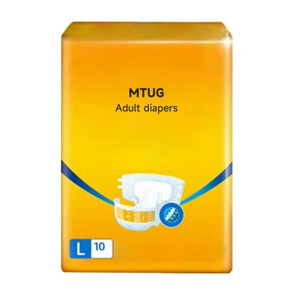 MTUG Adult diapers, Adult Large Incontinence Underwear, Extra Comfort Absorbency, Leak Protection,10-Pack