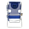 thumbnail image 4 of Ostrich 3-N-1 Altitude Outdoor Lounge Reclining 16" Tall Chair, Blue (4 Pack), 4 of 5