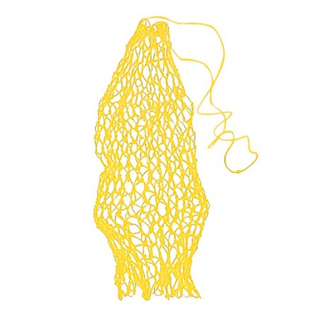 Slow Feeding Hay Net Bag for Horses, Horse Pony Greedy Feeder Haynet Haylage with Hanging Rope - 2 Sizes to Chose Yellow