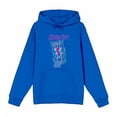 thumbnail image 4 of Scooby-Doo 3D Line Art Adult Blue Long Sleeve Hoodie-XXL, 4 of 7