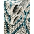 thumbnail image 6 of Jill Zarin Outdoor Collection Area Rug - Turks and Caicos (2' x 8' Runner Gray Teal/Teal), 6 of 8
