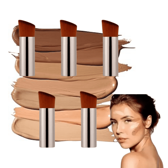 5 Brochas Para Base Maquillaje Profesional Chicas Suave
