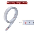 thumbnail image 2 of Cinta Métrica Auto Adhesiva Unique Bargains 500cm Medición Acero Blanco, 2 of 5