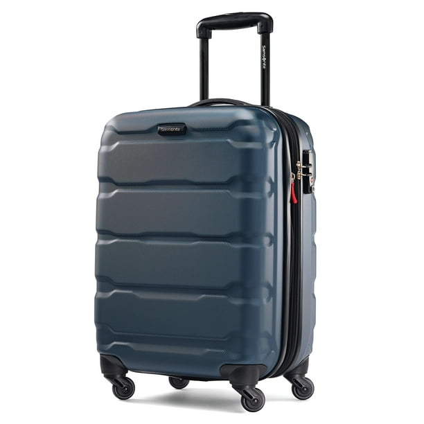 Equipaje Samsonite Omni PC, cara dura, ampliable, 20 pulgadas, color verde azulado