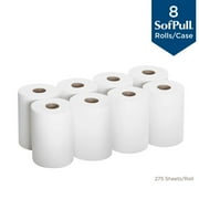 GEORGIA PACIFIC PROFESSIONAL Sofpull Premium Center-Pull Towel, 28125, White, 8 Count (275 Sheets/Roll)