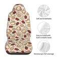 thumbnail image 5 of Xecao Valentine'S Day Rose Print Car Seat Cover in That Fits Most Cars, Vans, SUVs, and Trucks., 5 of 7