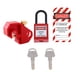 thumbnail image 3 of Kit de bloqueo y etiquetado de disyuntores Dispositivo de bloqueo para reparación profesional de sistemas eléctricos Juego de candado y llaves con, 3 of 9