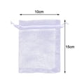 thumbnail image 5 of 100Pcs sheer Drawstring Organza Jewelry Pouches, 5 of 5