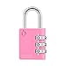 thumbnail image 3 of Zarker XD35 3-Digit Combination Padlock Pink 1-Pack, 3 of 4