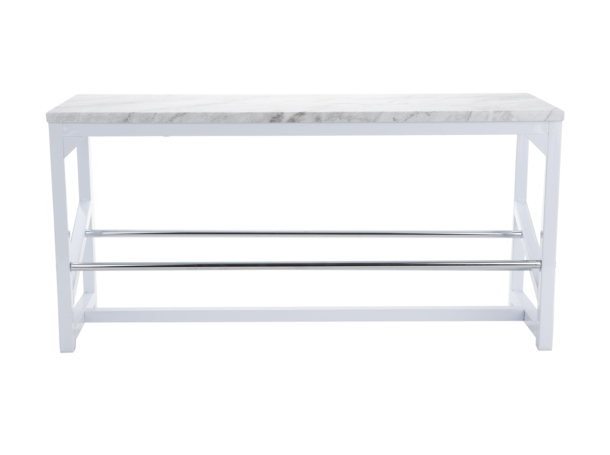 Mind Reader 2 Tier Shoe Bench, Shoe Organizer, Storage Shelf with