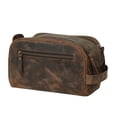 thumbnail image 1 of Neceser KomAlc Leather Buffalo Travel Dopp Kit Resistente al Agua, 1 of 8