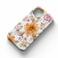 Tobelint Light Red Case for iPhone 13,Aesthetic Colourful Floral Pattern Bumper Case Cover