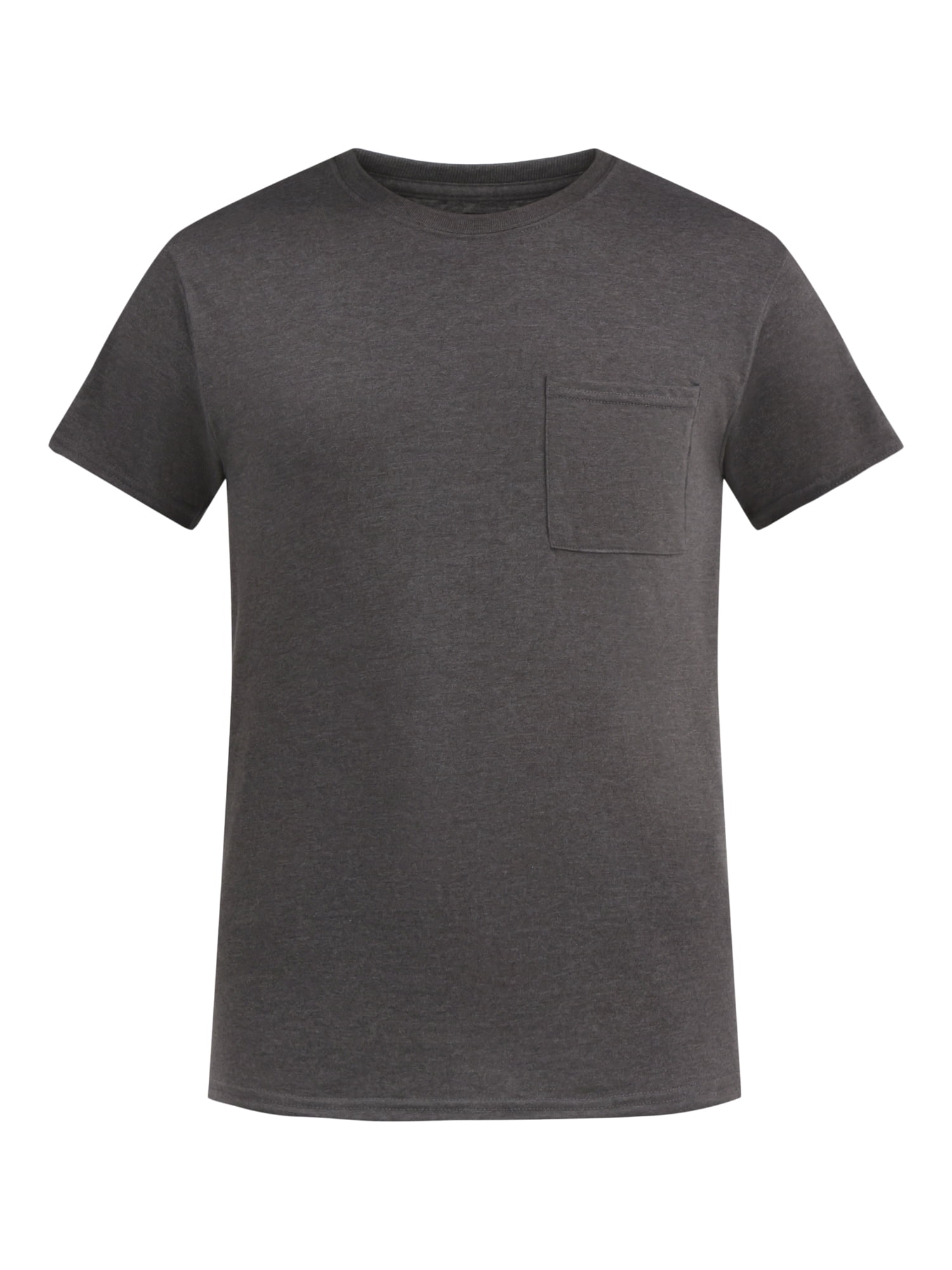 Athletic Works Men's and Big Men's Cotton Pocket Tee, Sizes XS-5XL and Tall Sizes