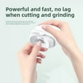 thumbnail image 4 of Electric Nail Clipper Fully Automatic Nail Grinder Home Night Light Nail Trimmer Adult Children Nail Clipper Nail File, 4 of 9
