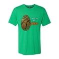 thumbnail image 2 of Wild Bobby, Basketball Fingerprint It's In My DNA, Sports, Men Premium Tri Blend Tee, Envy, Small, 2 of 5