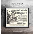 thumbnail image 4 of HFDF Vintage Firearms Gun Christmas Wall Art Print - Home Decor for Den, Man Cave, Living Room, Office - Great Gift for Men, Boys, Teens, Shotgun, Rifle and Hunting Lovers - Photo - 24x20inch Framed, 4 of 6