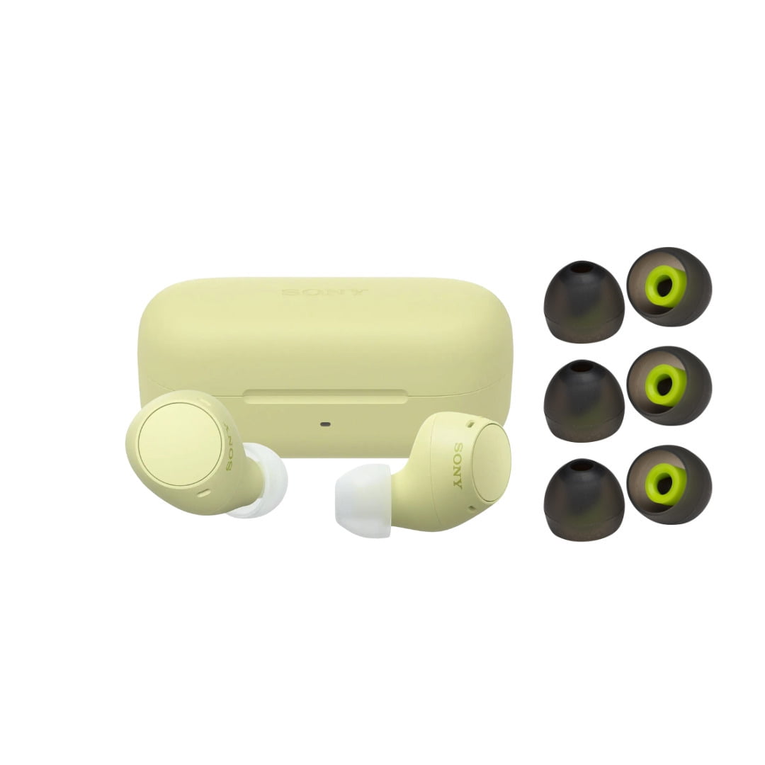 Sony, WF-C510 Truly Wireless Earbuds, Yellow, Up to 22 Hours