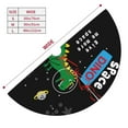 thumbnail image 3 of Sikiie Space Dino Cartoon Black 30-48 inches {designName} Print Christmas Tree Skirt Snowman Xmas Tree Skirt with Edge Christmas Decorations for Holiday Party36", 3 of 7