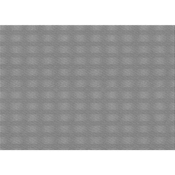 Ahgly Company Indoor Rectangle Patterned Sonic Silver Gray Area Rugs, 7' x 9'