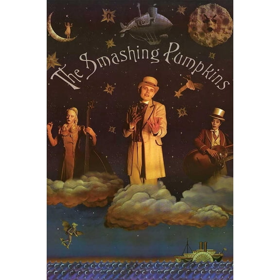 BUY ART FOR LESS Officially Licensed Smashing Pumpkins 1979 24 X 36 Inch Poster - Decorative Print - Poster Paper - Ready to Frame
