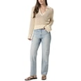 thumbnail image 4 of PAIGE womens  Sawyer Seamed Beltloops Mic Drop Destructed Jean, 28, 4 of 5