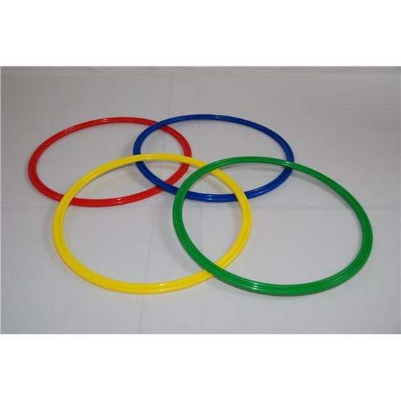 Everrich EVB-0137 15 in. Small Flat Hoop, Set of 4