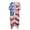 American Flag, variant on FLOWER FLAG Womens Kimono Swimsuit Cover Up Polyester Breathable Free Size Long Kimono Swimsuit Cover Up for Friends