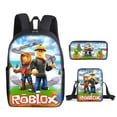 thumbnail image 1 of Roblox Student School Bag, Primary And Secondary School Student Backpack, Pencil Bag, Shoulder Bag Three-Piece Set, 1 of 1