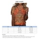 thumbnail image 4 of Mujeres blusa botón V Masajeadores de cuello manga corta hombro frío con estilo casual señora Top para el verano, 4 of 6