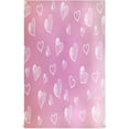 thumbnail image 2 of Valentine's Day Love Heart Kitchen Dish Towel 1 Pack, Soft Absorbent Dishcloths Reusable Hand Towel Washable Tea Towels for Home Kitchen Bar Table Decor, 28 x 18 Inch, 2 of 7