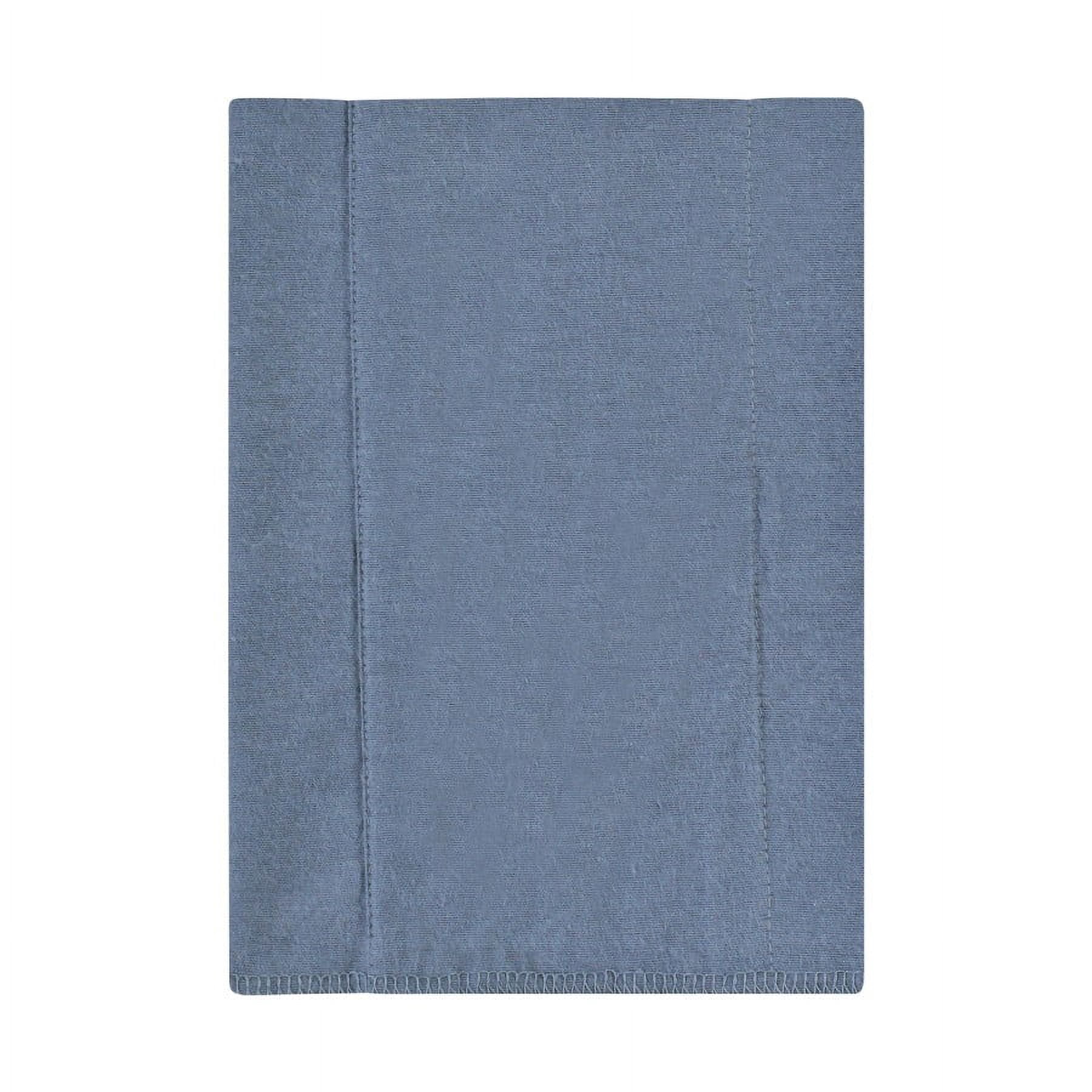 Hudson Baby Unisex Flannel Receiving Blankets Bundle - Cloud Mobile Blue, Soft Cotton For Newborns - View #13