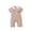 Khaki, variant on Baby Boys Romper, Cute Bear Embroidered Short Sleeve Polo Collar Jumpsuit, Infant One-Piece for Summer