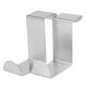 thumbnail image 2 of 6Pzs Gancho de la Puerta Trasera Percha de Ropa de Gabinete Cocina de Acero Inoxidable Percha de Almacenamiento de Casa de Organizador para Colgar Gancho de Plata, 2 of 5