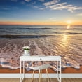 thumbnail image 3 of wall26 - Beautiful Cloudscape Over The Sea, Sunrise Shot - Removable Wall Mural | Self-Adhesive Large Wallpaper - 100x144 inches, 3 of 6