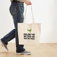 thumbnail image 4 of CafePress - Celery Not Pizza Tote Bag - Unisex Canvas Tote Bag, Beige, 1-Piece, 4 of 7