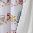 thumbnail image 4 of Mi Zone Wise Wendy Kids Blackout Curtain, Floral and Owl Print Window Panel, 1-Piece 50x84 , Multi Color, 4 of 9