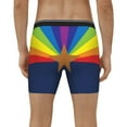thumbnail image 7 of Men Boxer Briefs Fly Arizona Flag Gay Pride Funny Cool Underwear For Men, 7 of 7