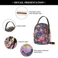 thumbnail image 4 of FORMRS Crossbody Bag for Women Quilted Travel Shoulder Cell Phone Purse with Chain Strap Handbag, Soft Pinks Flowers, 4 of 7