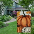 thumbnail image 5 of Heduofu Happy Fall Pumpkin Garden Flag Autumn Seasonal Yard Outdoor Decorations 12x18in, 5 of 8