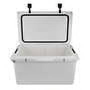 Coho Outdoors 55 Quart Roto Thermocooler with Bottle Opener, White
