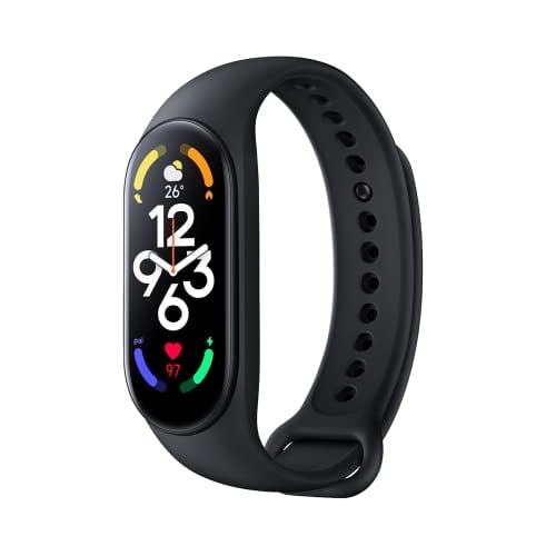 Xiaomi Mi Band 7 Pulsera Actividad Fitness, Pantalla AMOLED 1.62" Alta Resolución, Batería 14 días, Monitoreo Ritmo Cardíaco y SPO₂, Seguimiento del Sueño, 110+ Modos Deportivos, Smartwatch 5 ATM