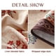 thumbnail image 5 of Mantel de lino francés de diseño Patdrea 160x220 cm floral rojo, 5 of 9