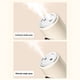thumbnail image 3 of Humidificador de Escritorio USB Silencioso Recargable, Mini Humidificador Giratorio Silencioso, Temporizador de Humidificador de Doble Pulverización de Niebla Fría de 300 ml, 3 of 7