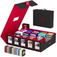 thumbnail image 1 of Caja de almacenamiento para cartas Gomyrod, capacidad para más de 4200 cartas, 5 filas, 1 of 7