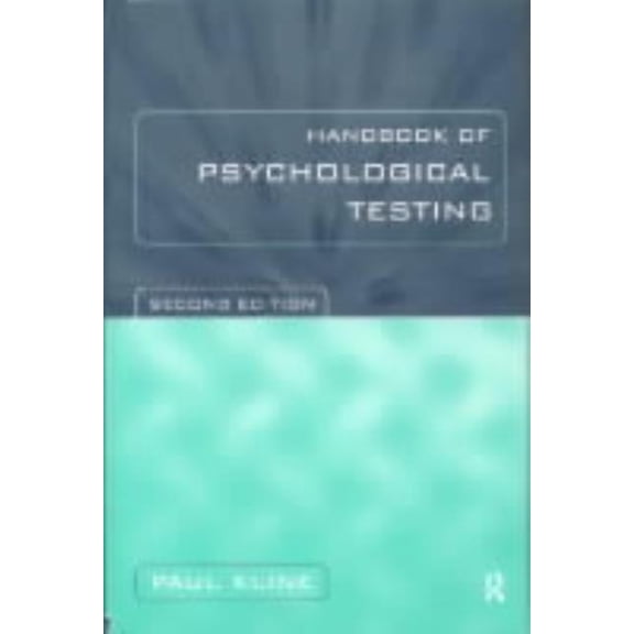 Handbook of Psychological Testing, (Paperback)