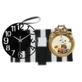 thumbnail image 2 of Reloj de pared antiguo, europeo, decorativo, silencioso y fácil de leer, ideal para hoteles, oficinas, hogares, baños y bodas., 2 of 8