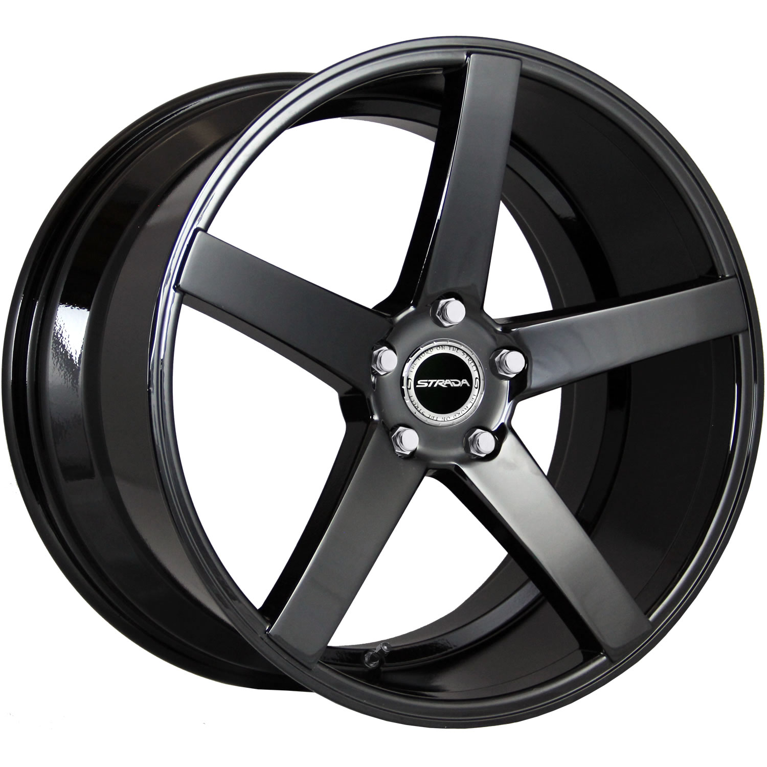 Strada 22" Inch Wheel Rim PERFETTO S35 22x9.5 18mm 5x139.7 BLACK