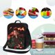 thumbnail image 4 of Bolsa de almuerzo con aislamiento Demon Slayer Tanjiro Kamado, lonchera portátil reutilizable con cremallera para hombres y mujeres, para el trabajo, picnic, viajes y acampada, 4 of 5