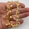 thumbnail image 2 of Citrine Faceted Briolette Bead Strand | 13x11 to 11x8x5mm | Golden | 55g |, 2 of 10