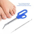 thumbnail image 4 of Tijeras de u?as de mango largo Tijeras perfectas para u?as con dedos gruesos Manija de fácil alcance Dise?o único Cutícula ergonómica Tijera Hoja de u?as encarnadas Khall JM23318, 4 of 6